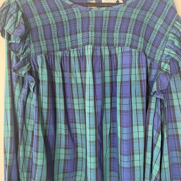 NWT Vineyard Vines Blackwatch Ruffle LS Popover - Picture 7 of 9